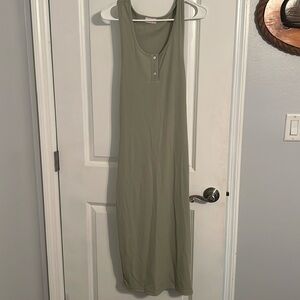 Pink Lily green body con dress